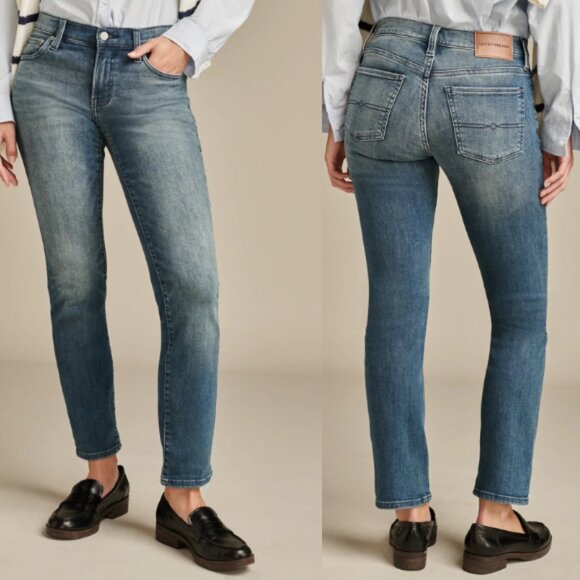 Lucky Brand Denim - Lucky Brand Mid Rise Sweet n' Straight Jeans Tanzanite Blue